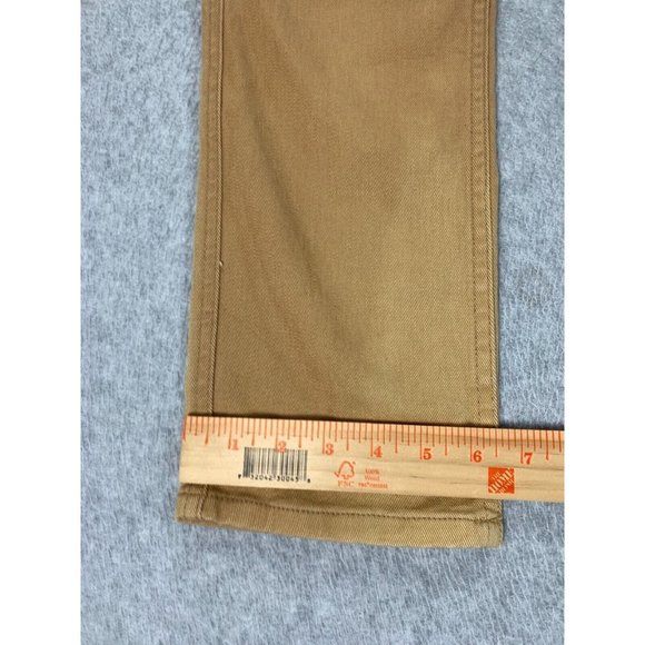 Fair Play Cotton Blend Flat‎ Front Pants (Men's 34x30) Tan/Brown - Picture 9 of 12